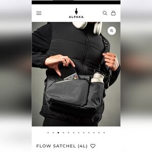 Alpaka Flow Satchel 4L Green